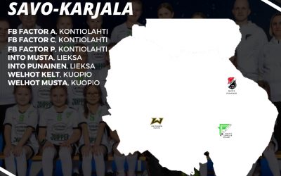 Savo-Karjalan T10 aluesarjaa seitsemän joukkueen voimin.