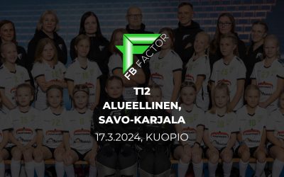 T12 tyttöjen runkosarja pakettiin Kuopiossa
