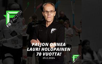 Factorin puheenjohtaja Lauri Holopainen 70 v