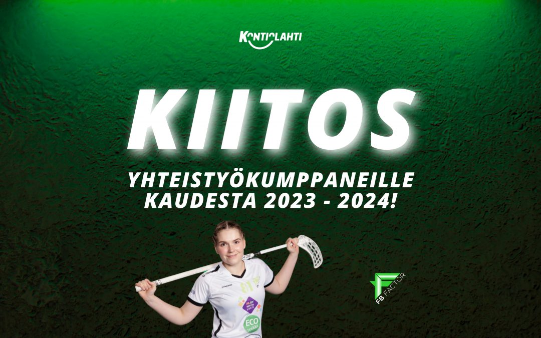 KIITOS yhteistyökumppneille