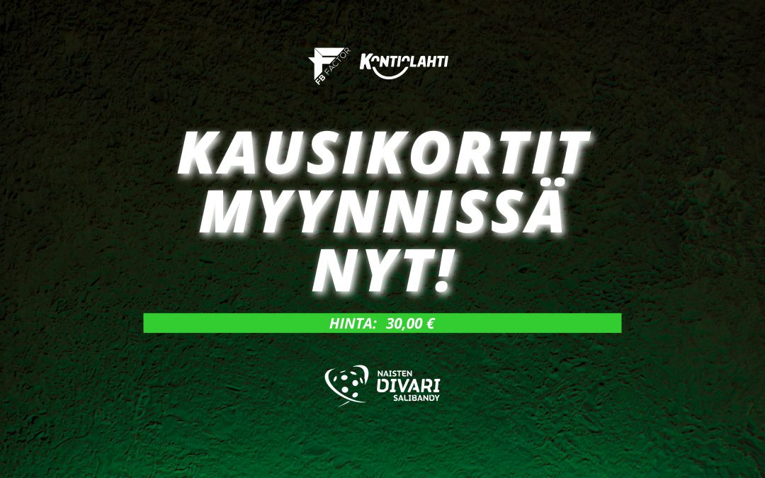 Edustusjoukkueen kausikortit myynnissä nyt!