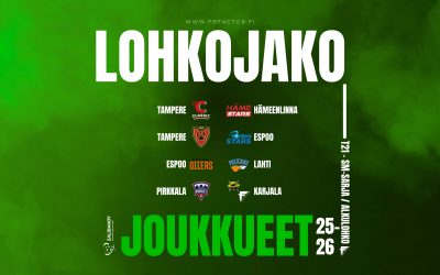 T21 SM-alkusarjan lohkojaot on julkaistu.