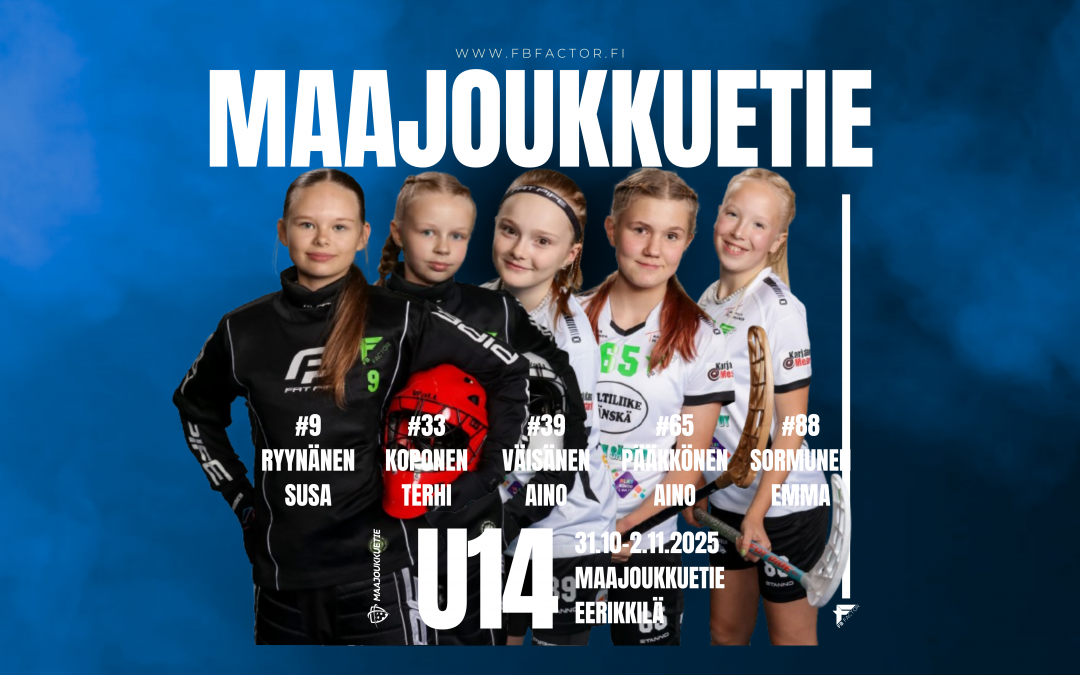 T14 tyttöjen Eerikkilän Maajoukkuetie leirille kutsuttiin viisi Factorin pelaajaa