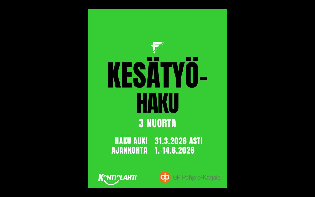 FB Factorille tulee kolme kesätyöpaikkaa