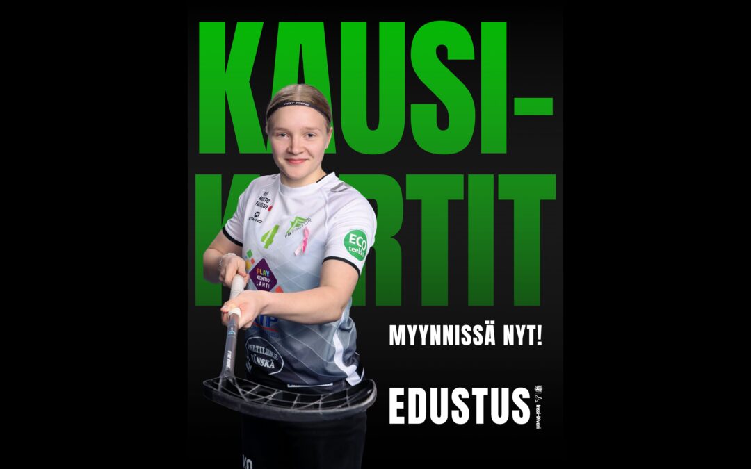 Edustusjoukkueen kausikortit myynnissä nyt