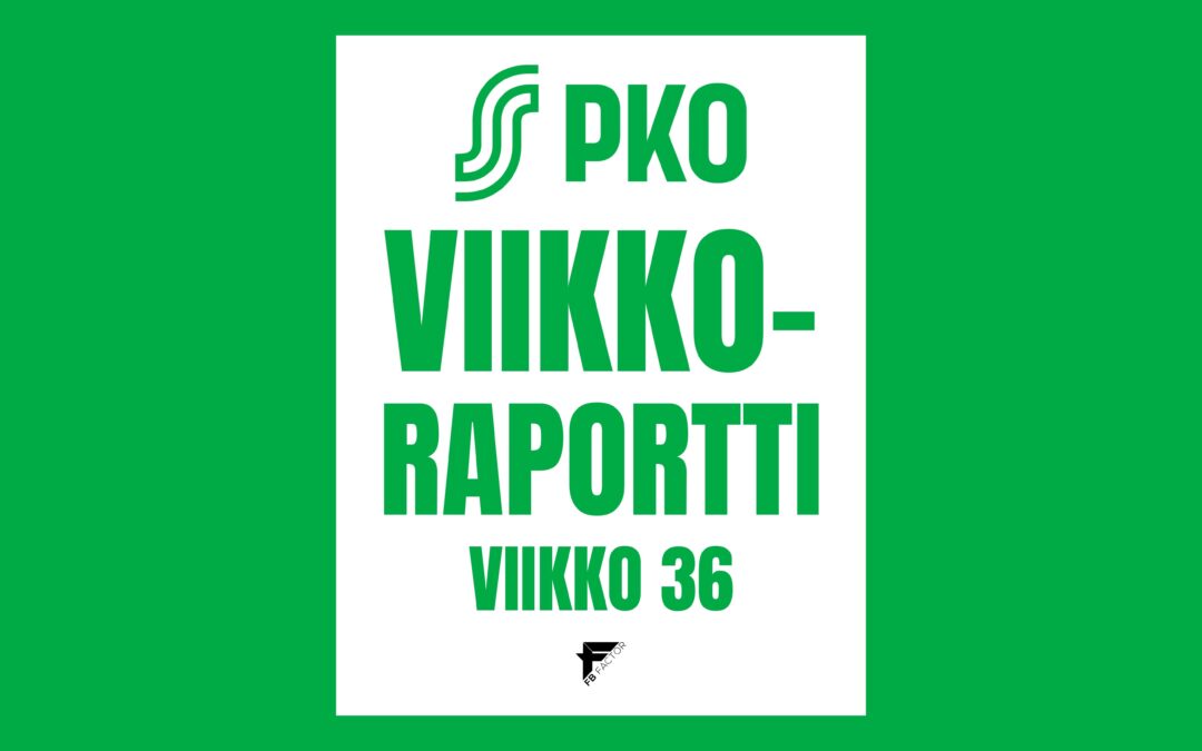 PKO:n viikkoraportti 36
