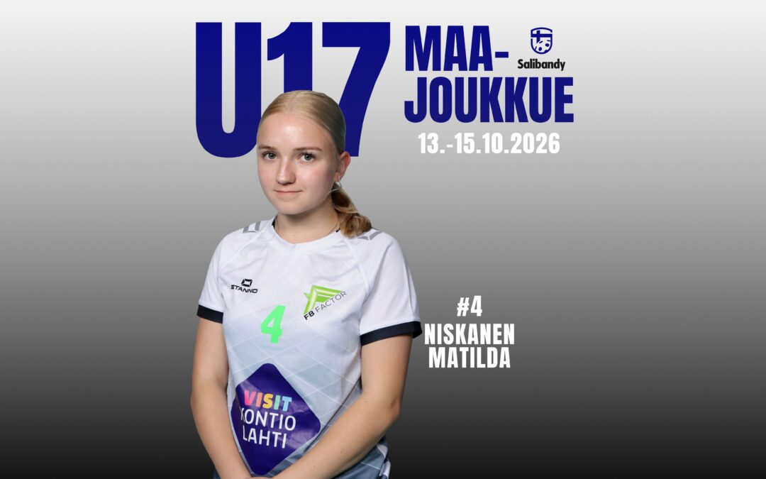 U17 maajoukkuleirillä mukana Factorin väriä
